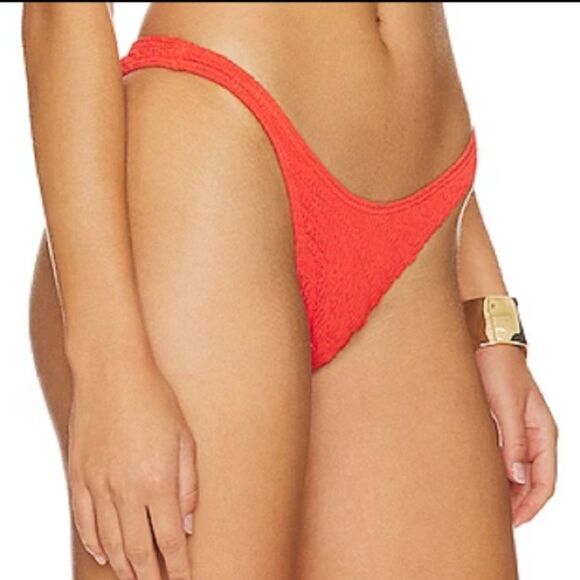 New Bond-Eye Australia Bikini Bottom In Coral Stripe XS - Picture 10 of 14